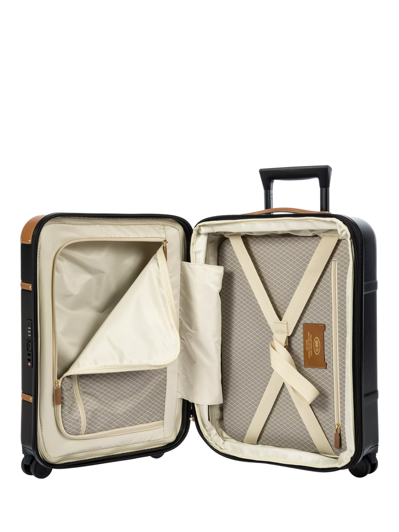 Bric's Bellagio 55cm expandable cabin suitcase black, UK version