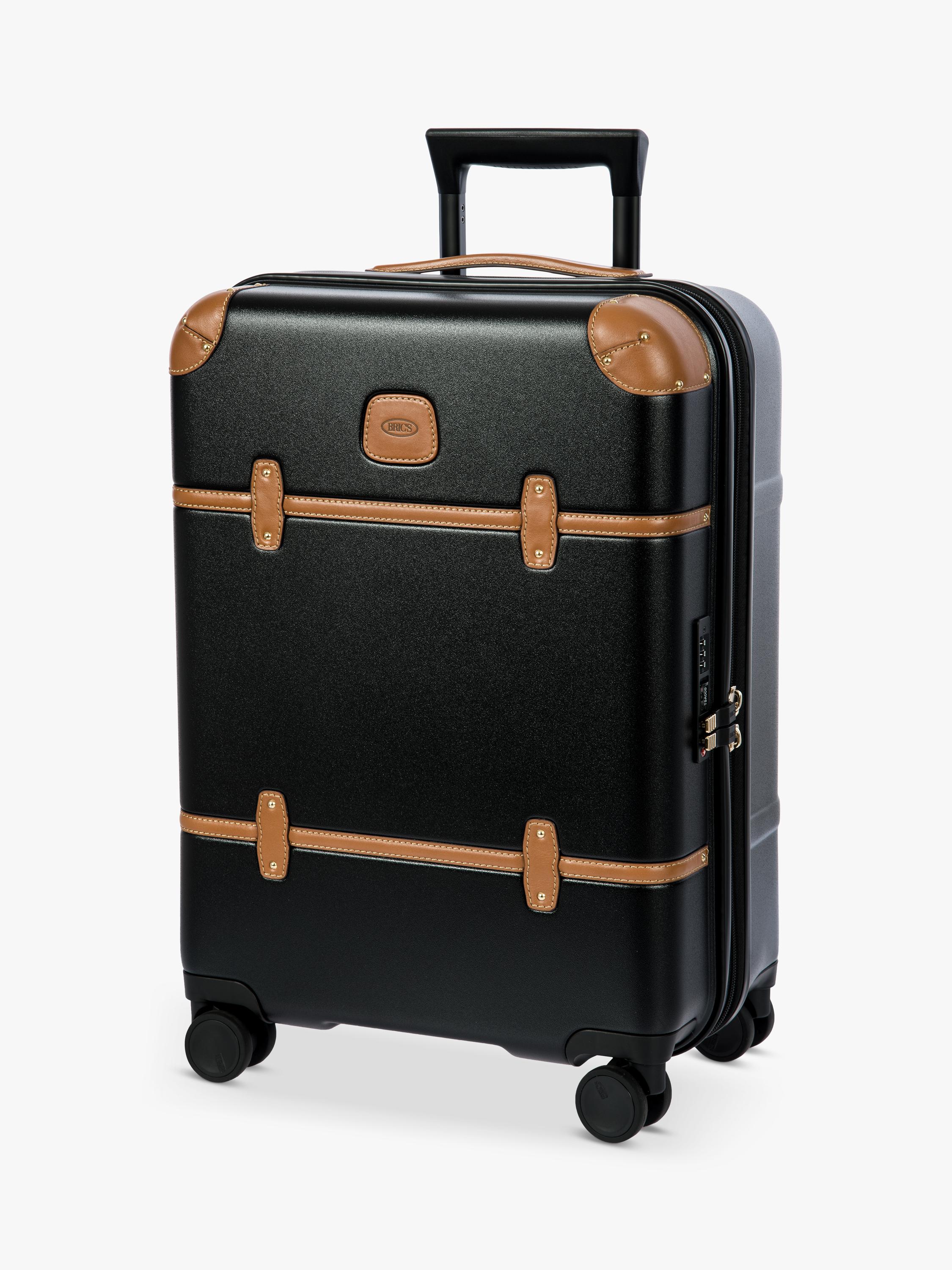 Bric's Bellagio 55cm expandable cabin suitcase black, UK version
