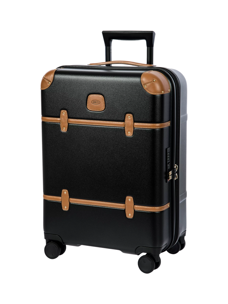 Bric's Bellagio 55cm expandable cabin suitcase black, UK version
