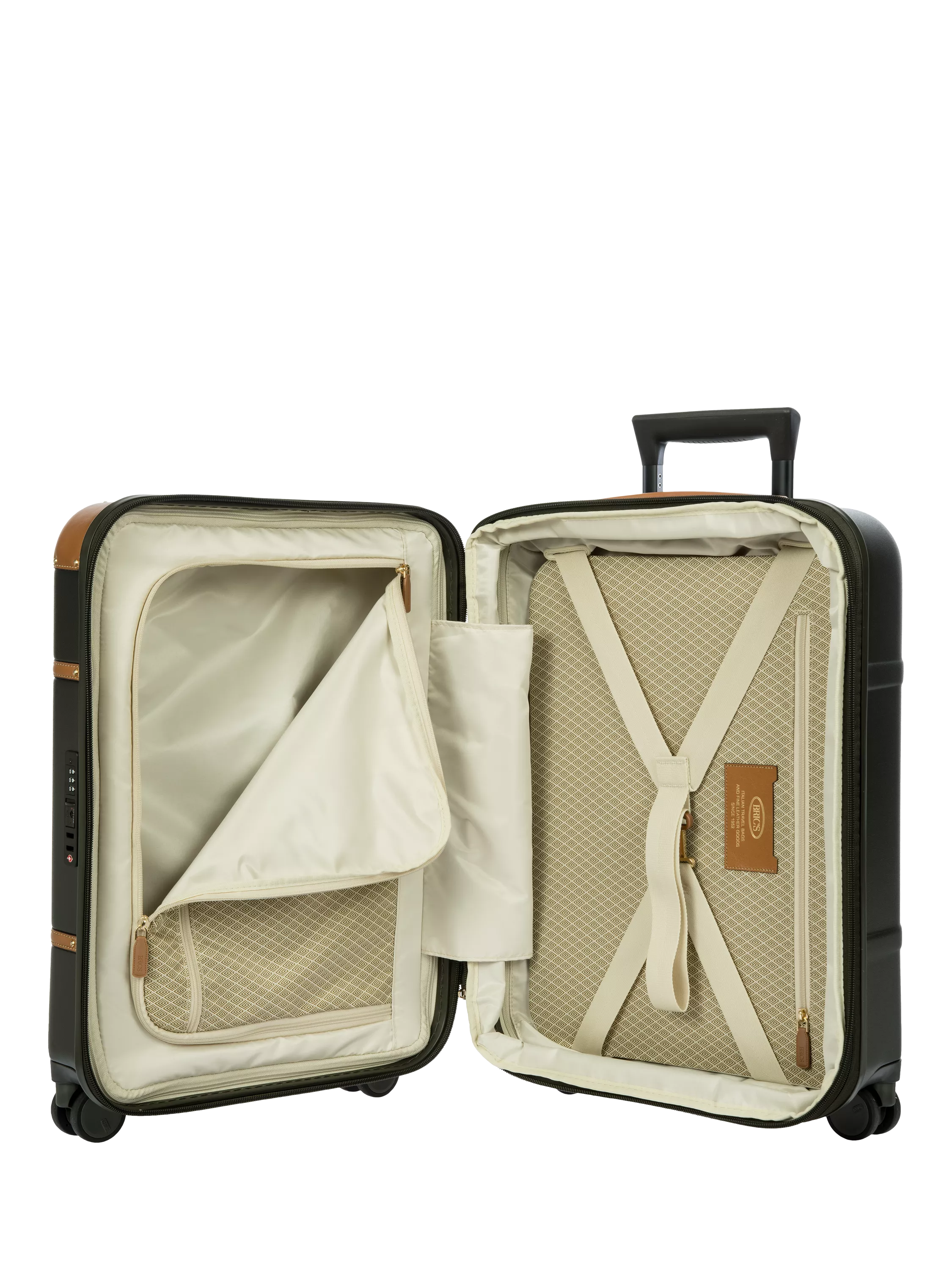 Bric's Bellagio cabin suitcase 55cm olive (British brand)