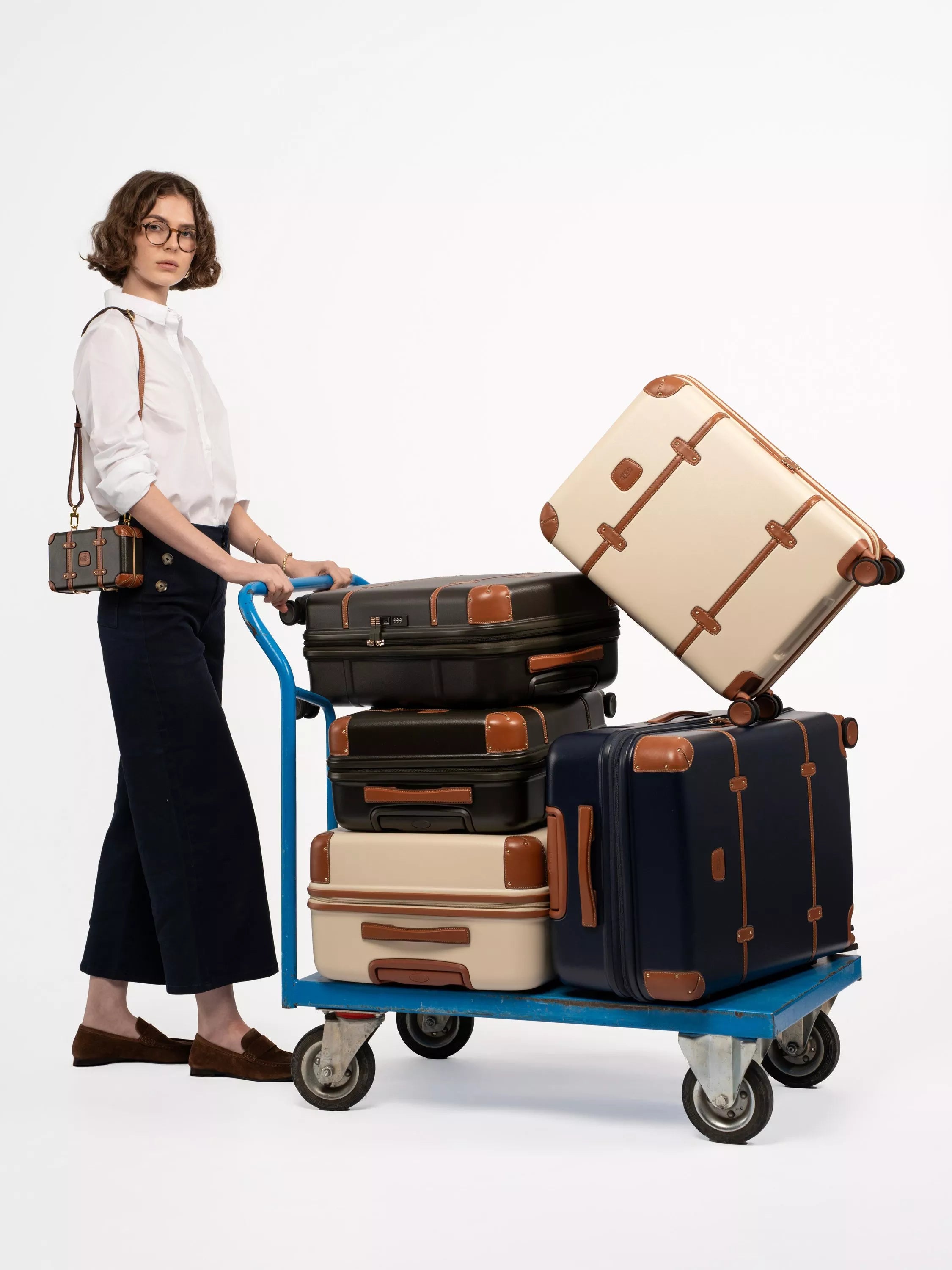 Bric's Bellagio cabin suitcase 55cm olive (British brand)