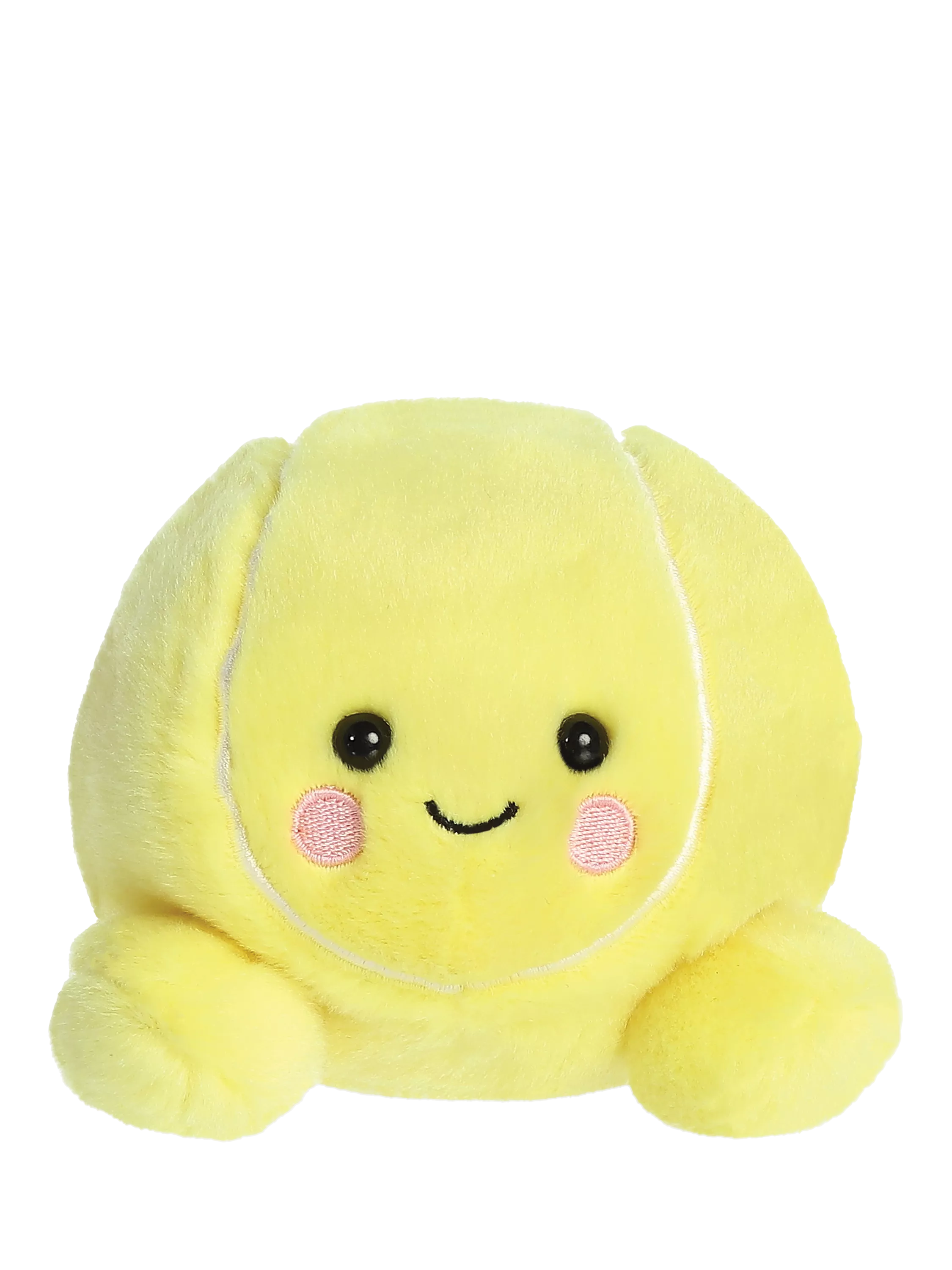 Palm Pals Ace Tennis Ball yellow soft toy 9cm, imported from the UK