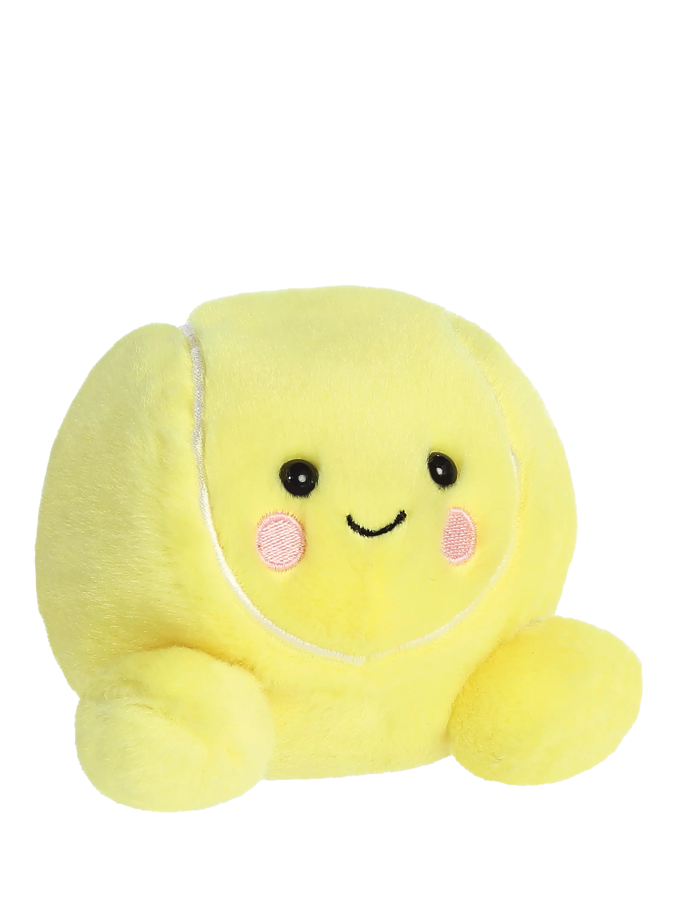 Palm Pals Ace Tennis Ball yellow soft toy 9cm, imported from the UK