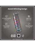 Ion8 stainless steel drinks bottle grey 600ml, imported from the UK
