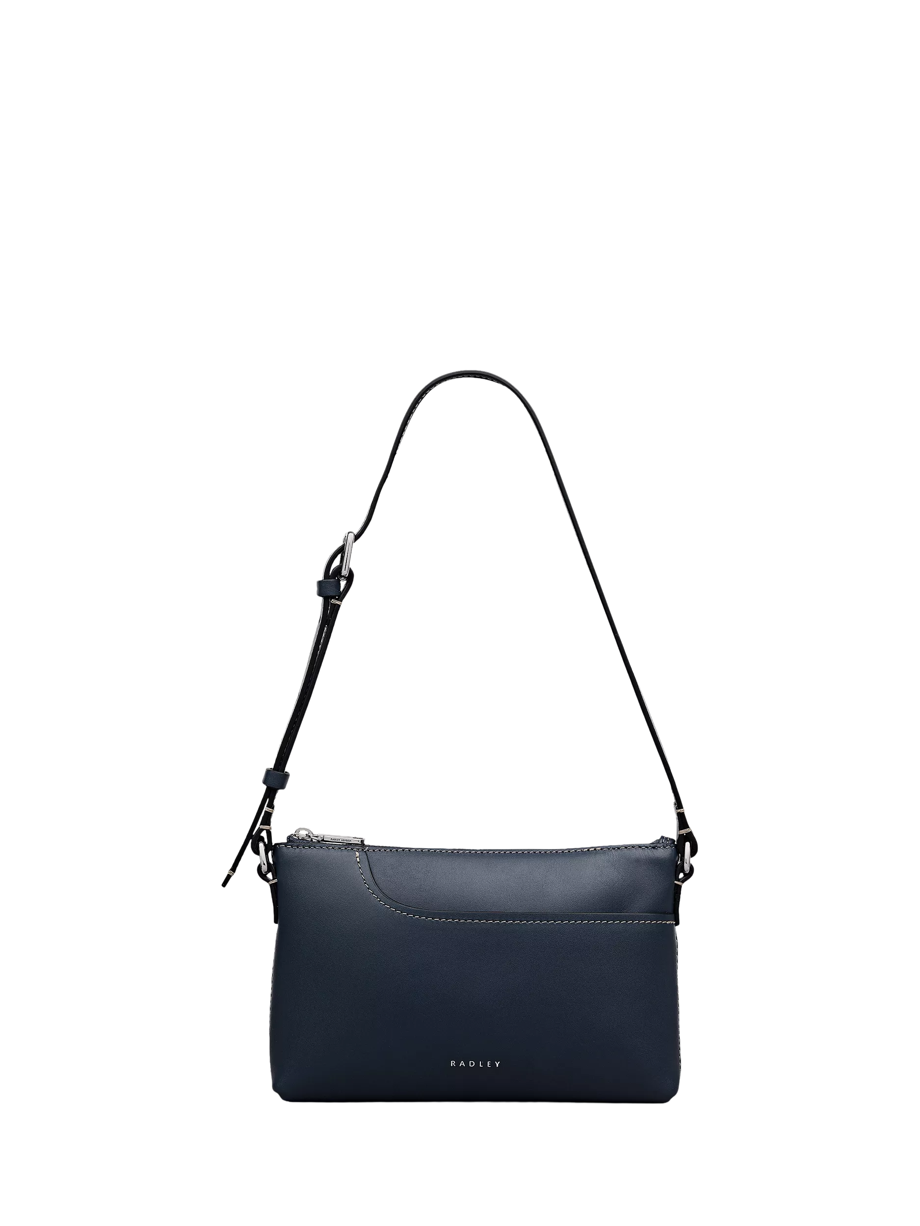 Radley Pockets Leather Shoulder Bag, Naval