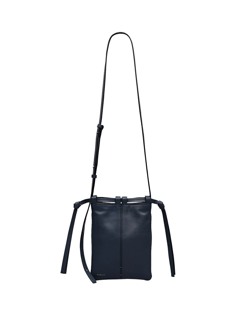 Radley The Connaught Leather Crossbody Bag, Naval