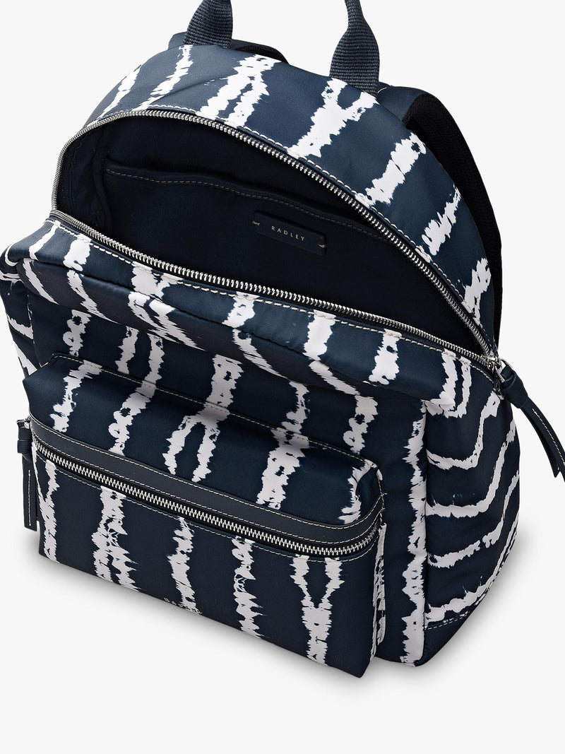 Radley Halley Row backpack naval recycled polyester - British product