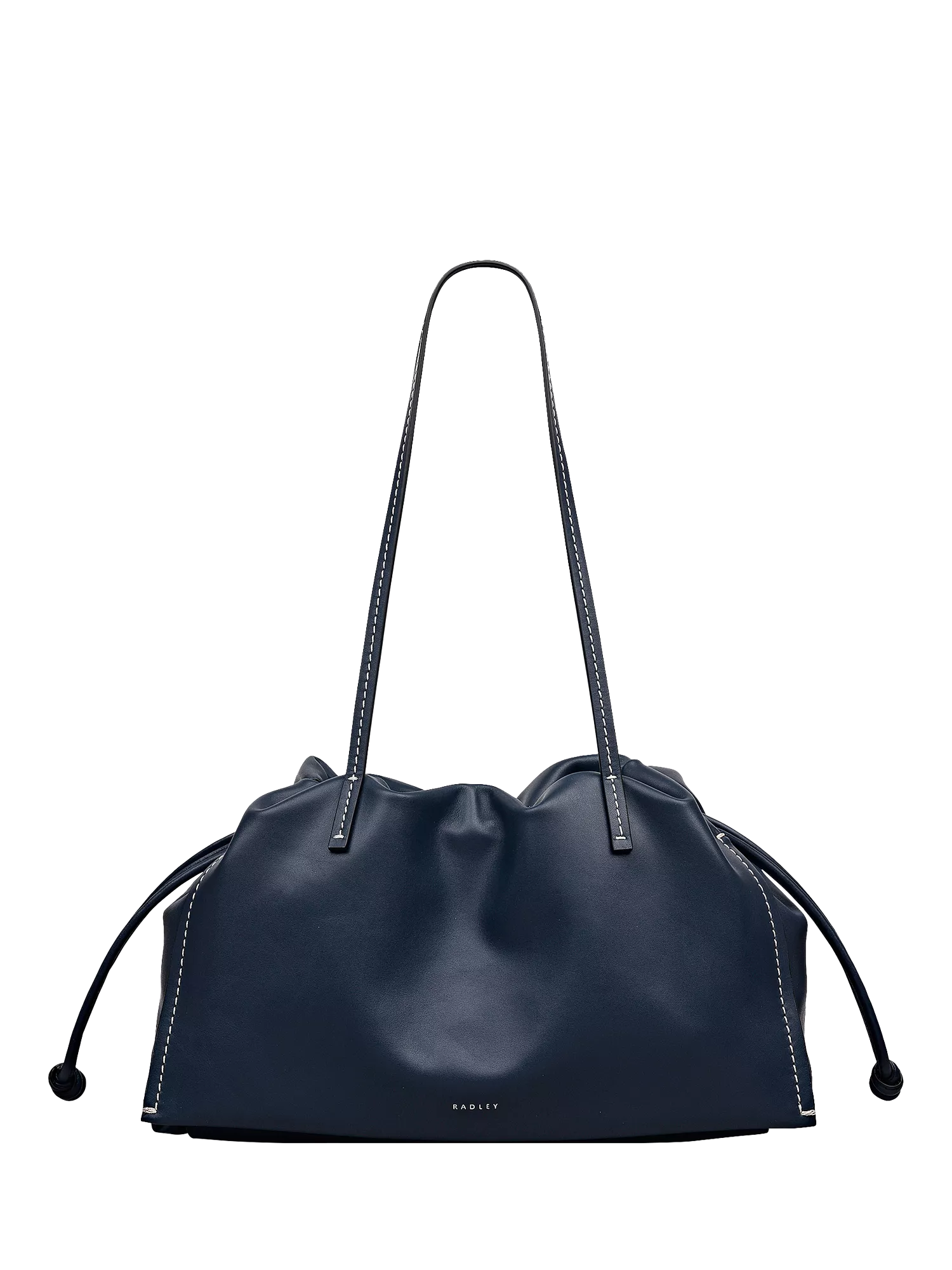 Radley The Roxburgh Leather Shoulder Bag, Naval