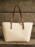 Radley Dukes Place canvas tote bag natural - British product