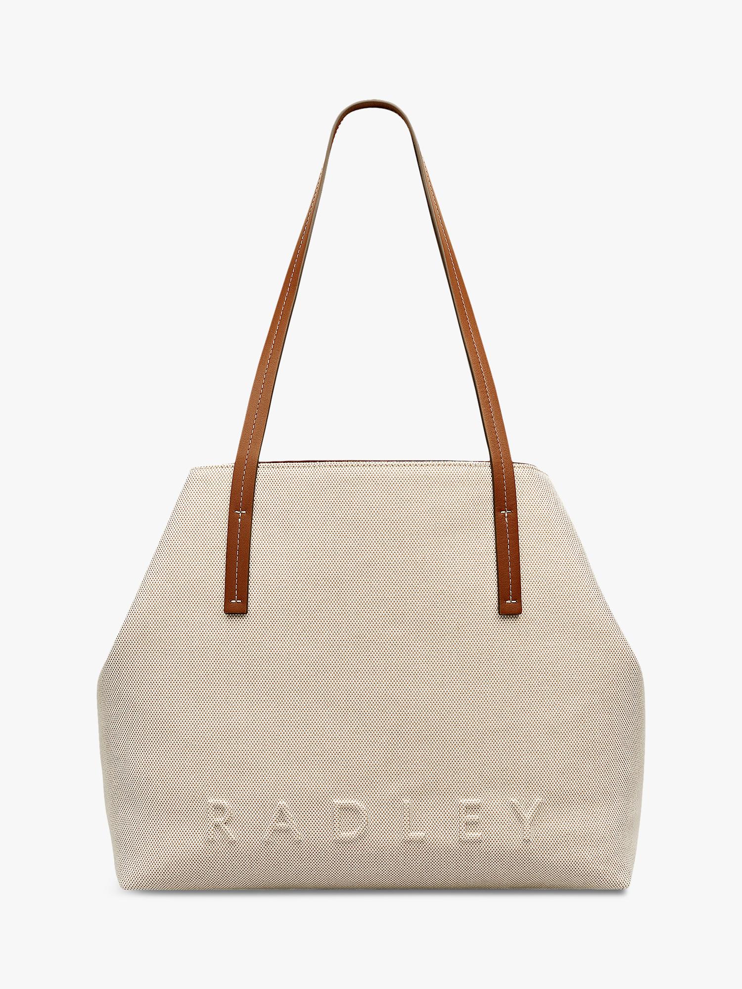 Radley Dukes Place canvas tote bag natural - British product