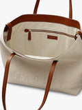 Radley Dukes Place canvas tote bag natural - British product