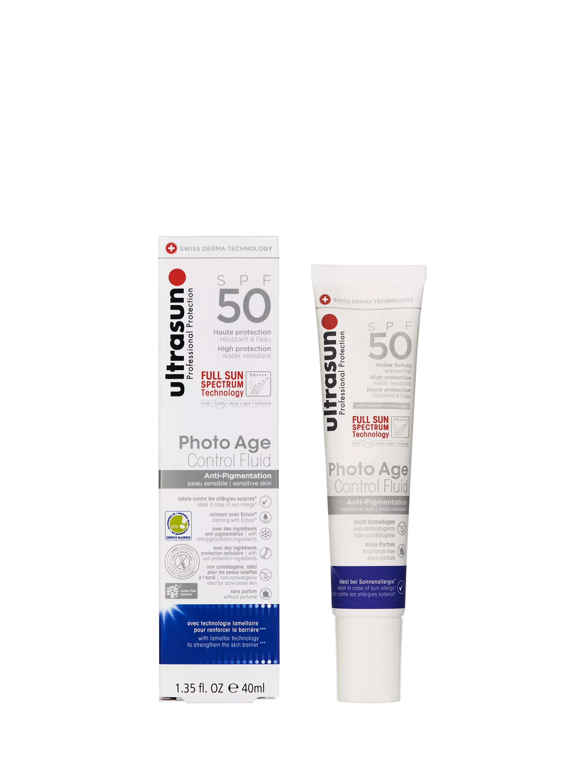 Ultrasun Photo Age Control Fluid SPF50 40ml (British brand)