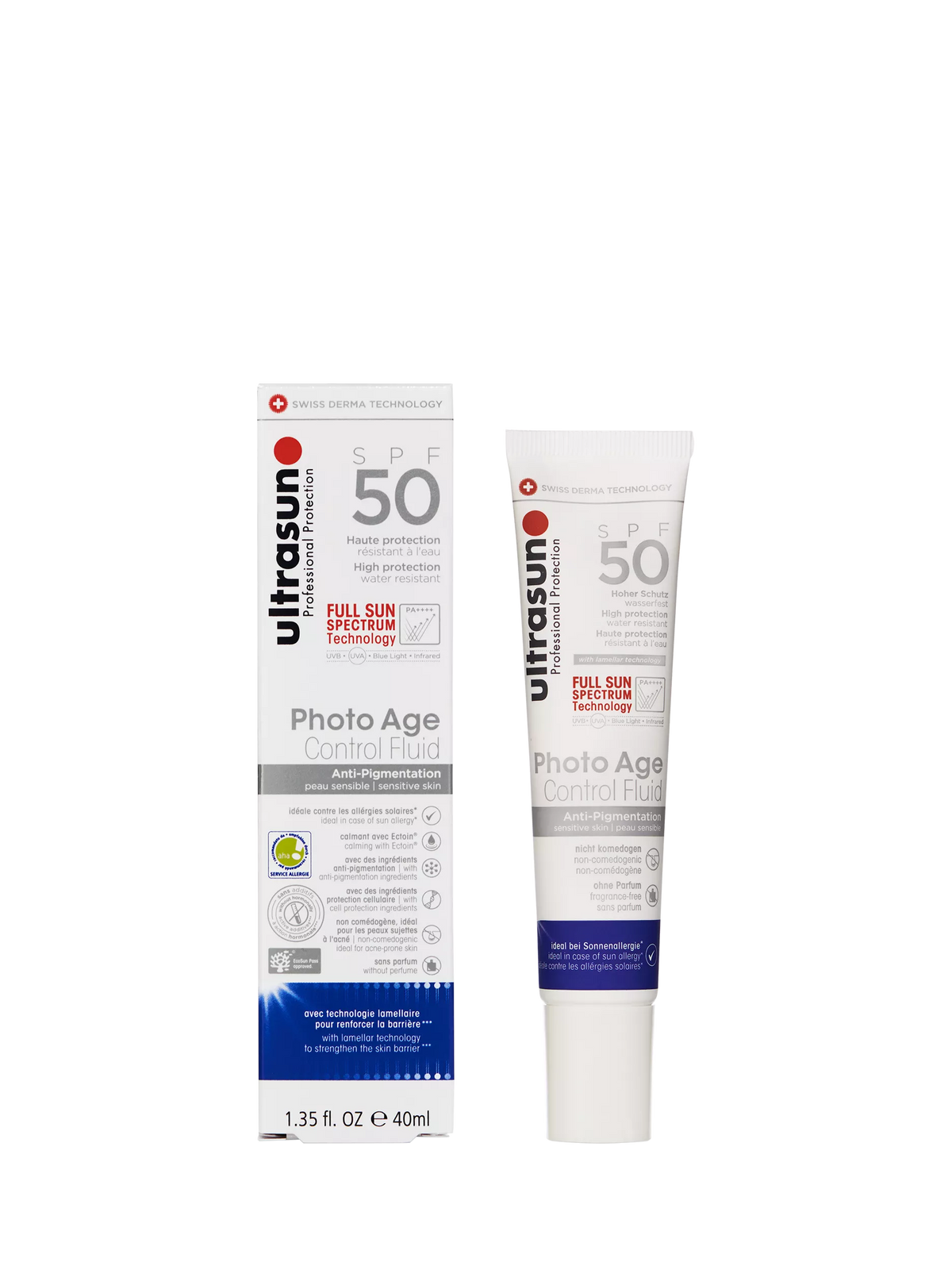 Ultrasun Photo Age Control Fluid SPF50 40ml (British brand)
