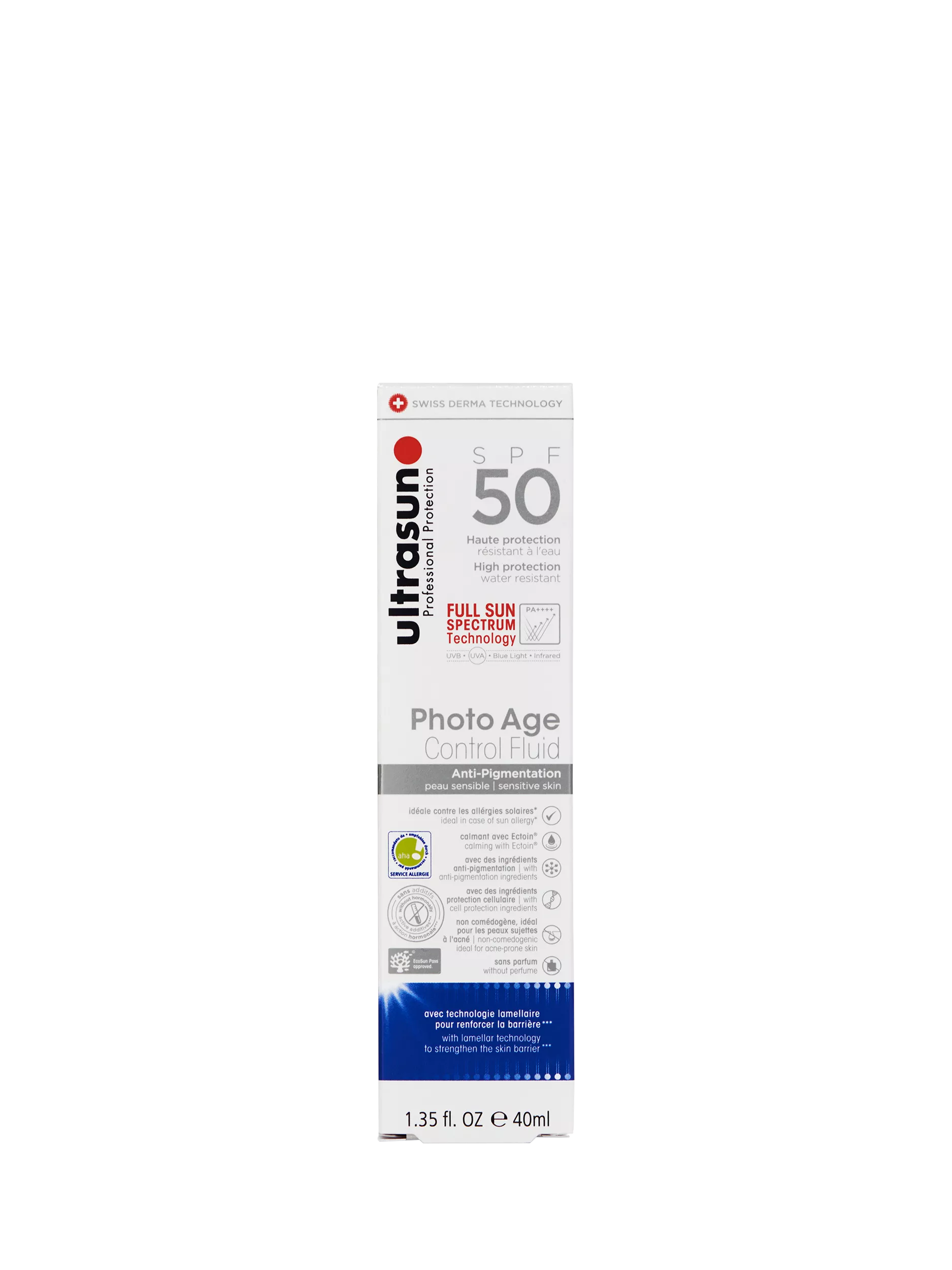 Ultrasun Photo Age Control Fluid SPF50 40ml (British brand)