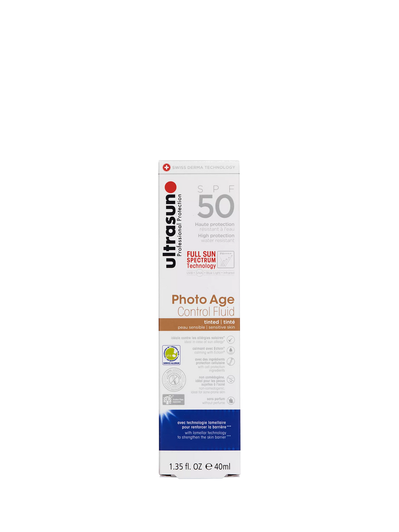 Ultrasun tinted SPF 50 fluid 40ml, imported from the UK