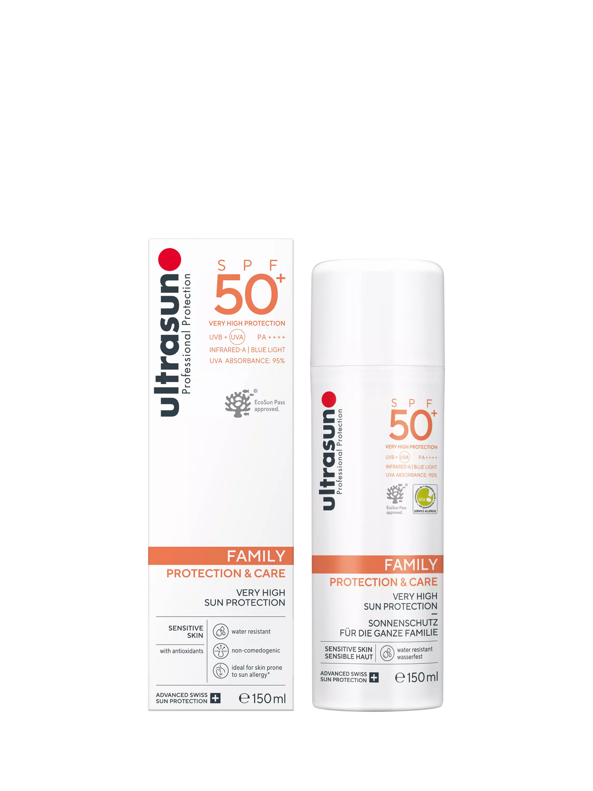 Ultrasun Family SPF 50+ Sun Cream 150ml, UK version
