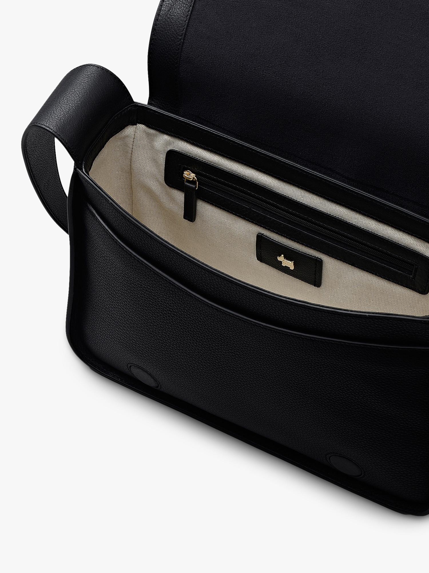 Radley crossbody bag black leather, imported from the UK