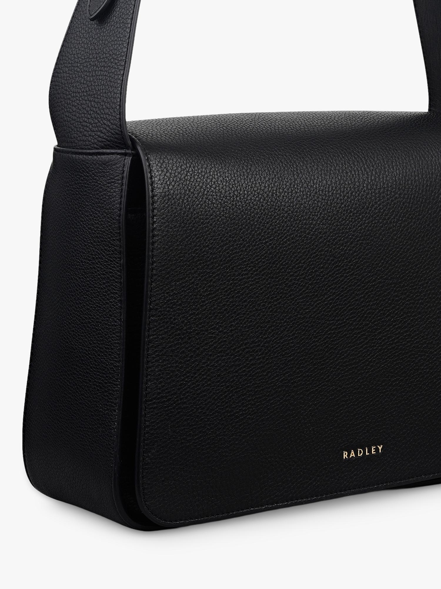 Radley crossbody bag black leather, imported from the UK