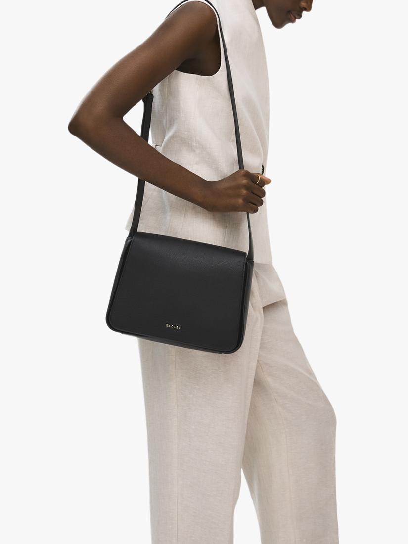 Radley leather crossbody bag black Westwell Lane, imported from the UK