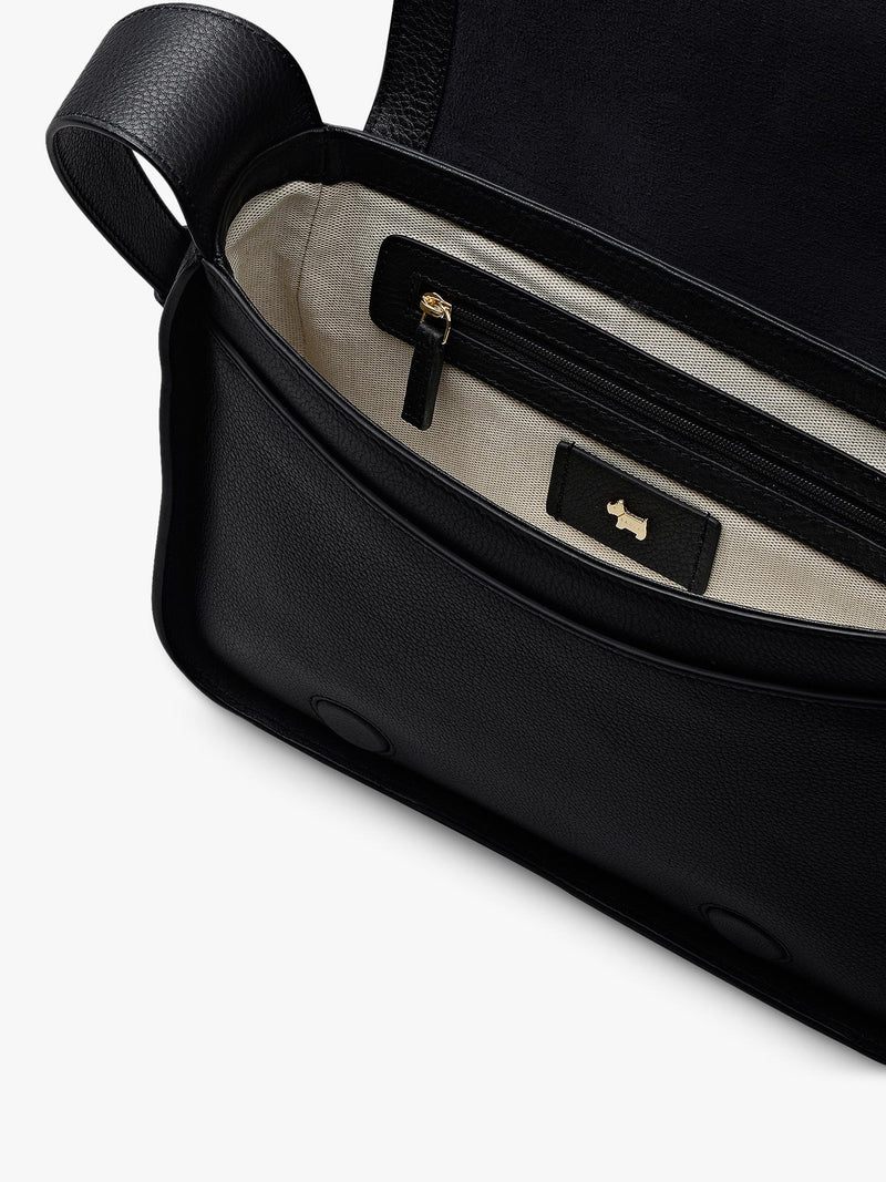 Radley leather crossbody bag black Westwell Lane, imported from the UK