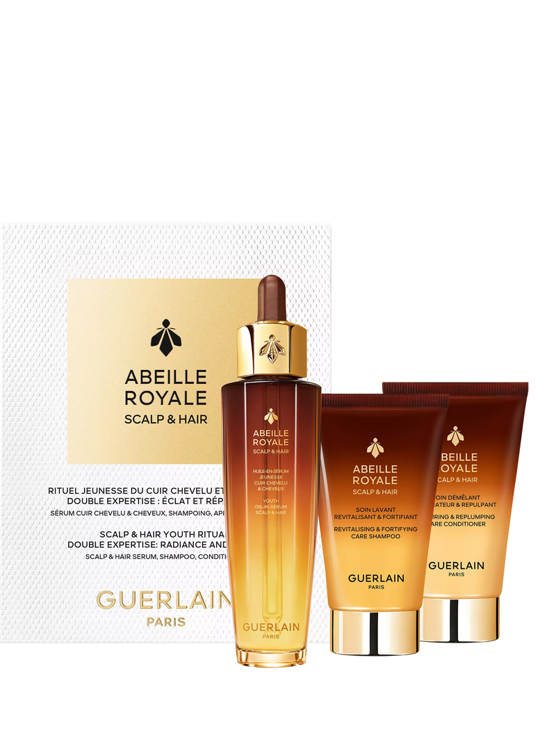 Guerlain Abeille Royale hair care gift set, imported from the UK