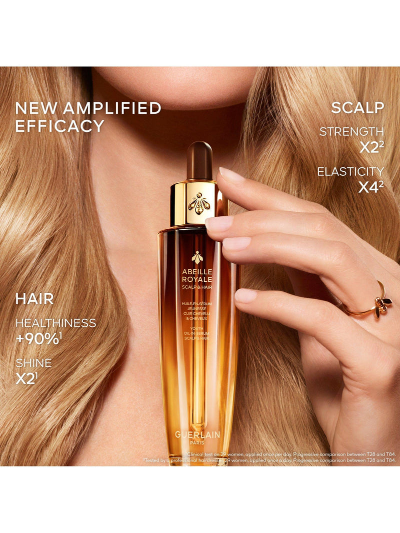 Guerlain Abeille Royale hair care gift set, imported from the UK