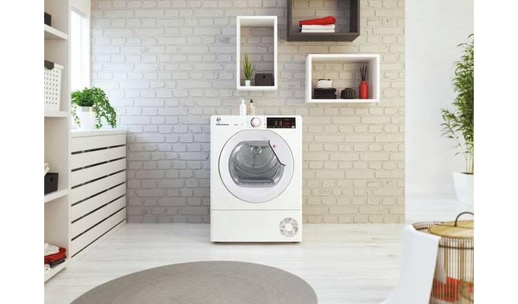 Hoover condenser tumble dryer white 10kg, UK version