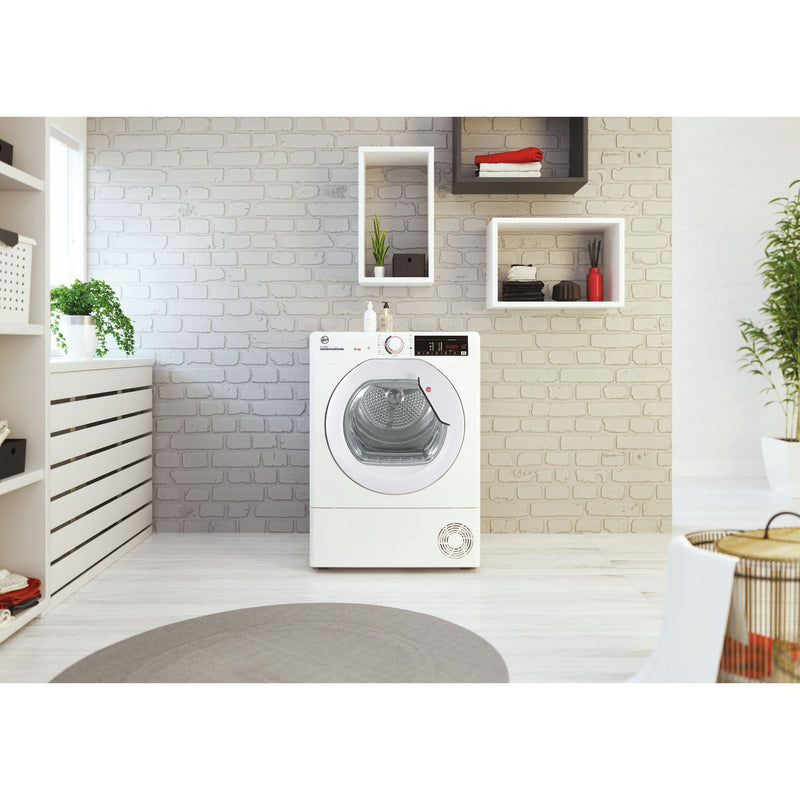 Hoover condenser tumble dryer white 10kg, UK version