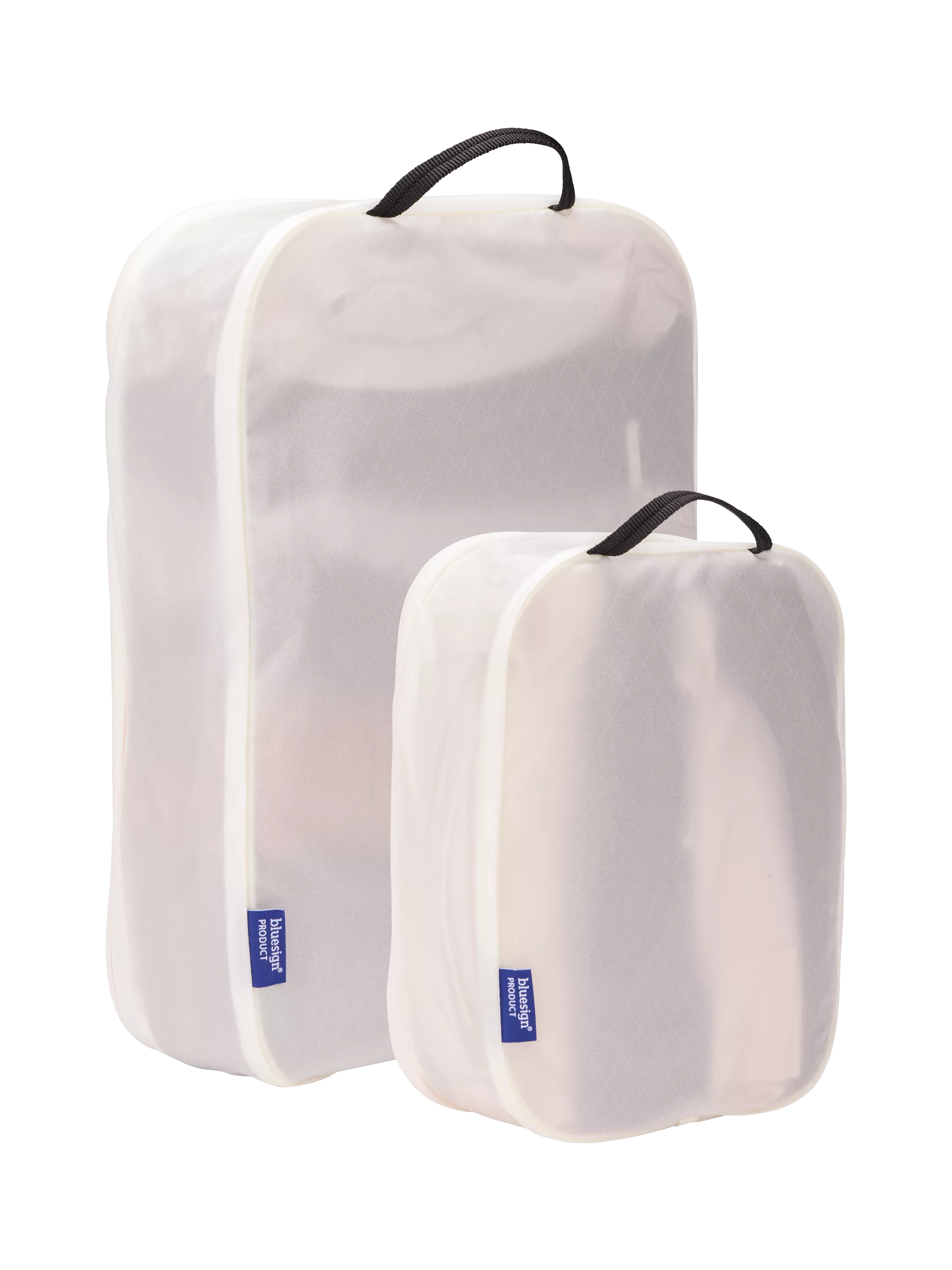 Thule packing cubes set medium small white recycled nylon, UK version
