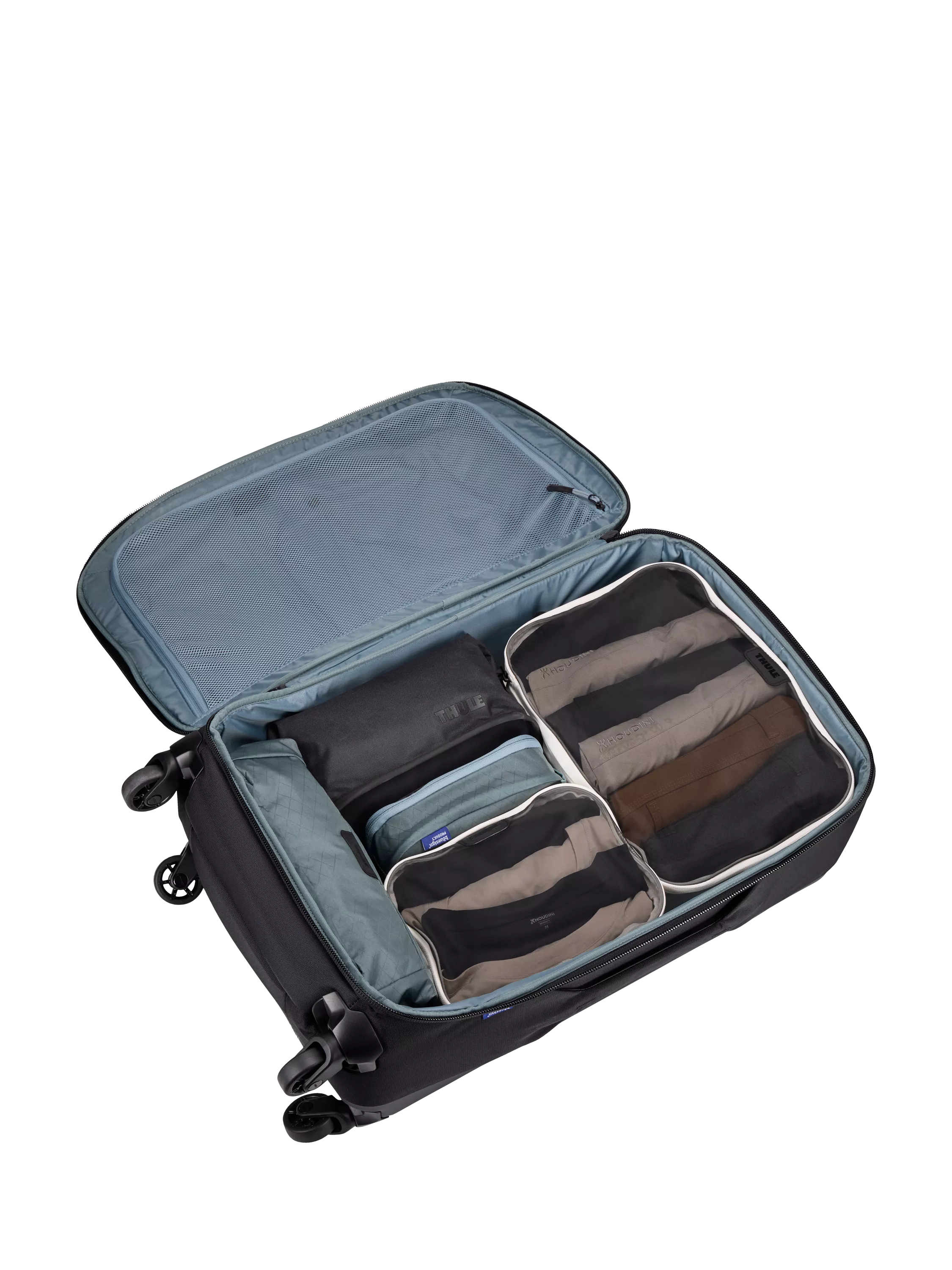 Thule packing cubes set medium small white recycled nylon, UK version