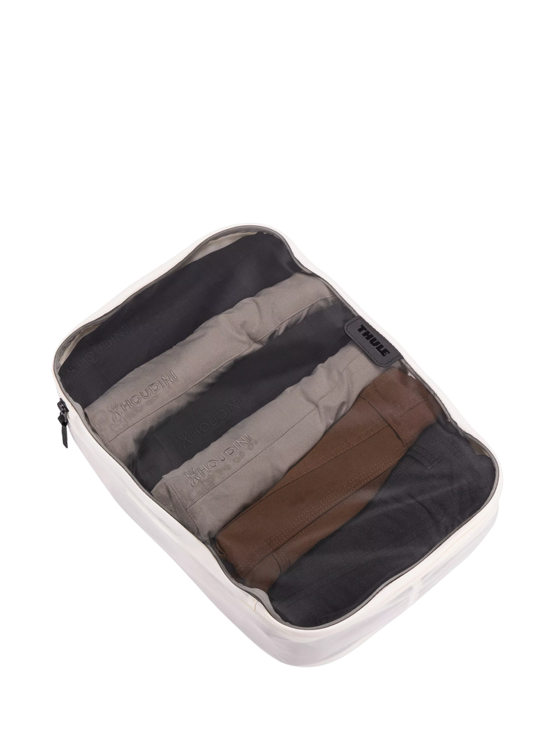 Thule packing cubes set medium small white recycled nylon, UK version