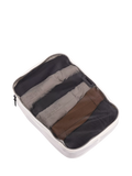 Thule packing cubes set medium small white recycled nylon, UK version