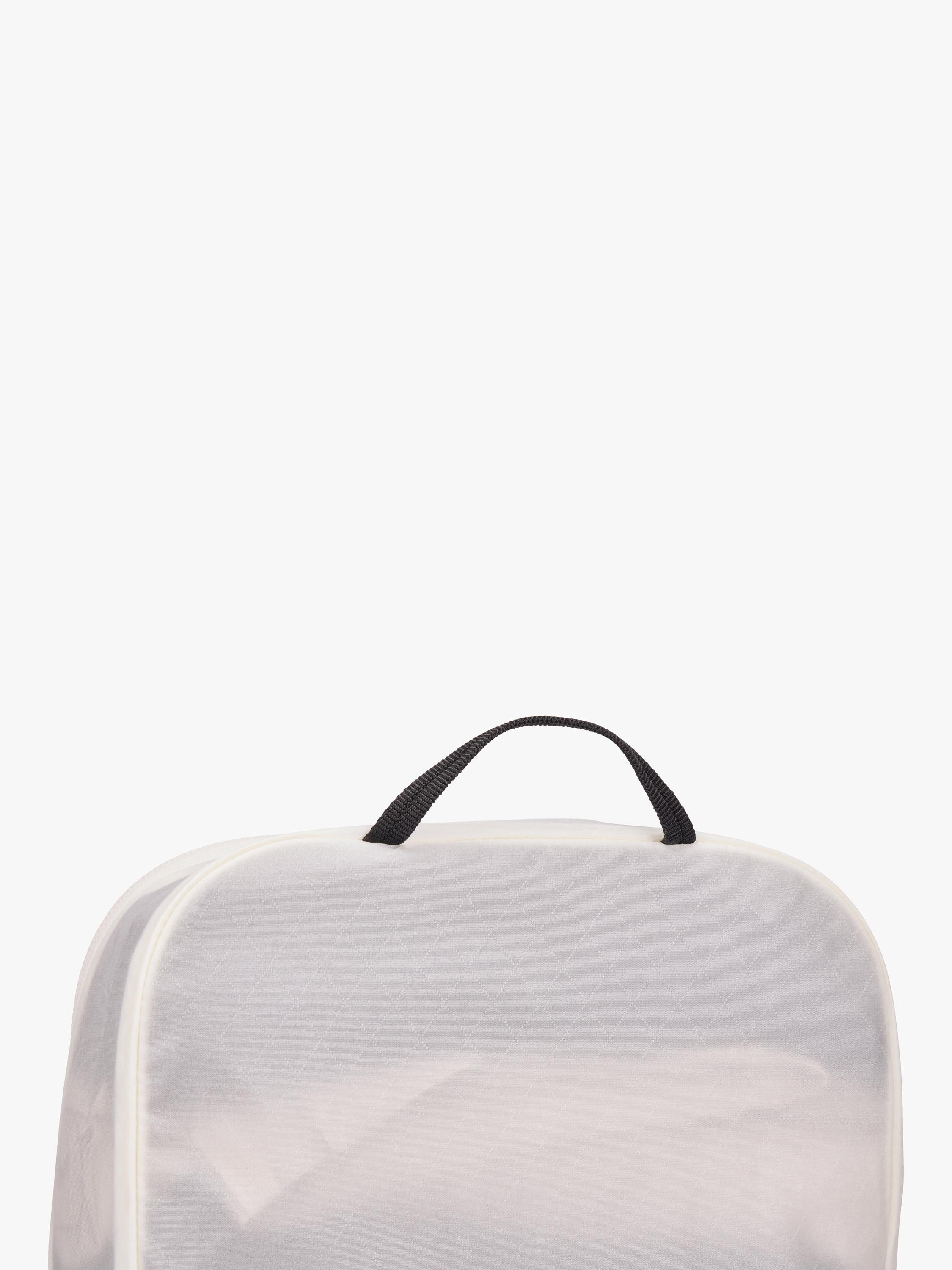 Thule packing cubes set medium small white recycled nylon, UK version