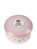 Royal Collection centenary pillbox in pink fine bone china (British brand)