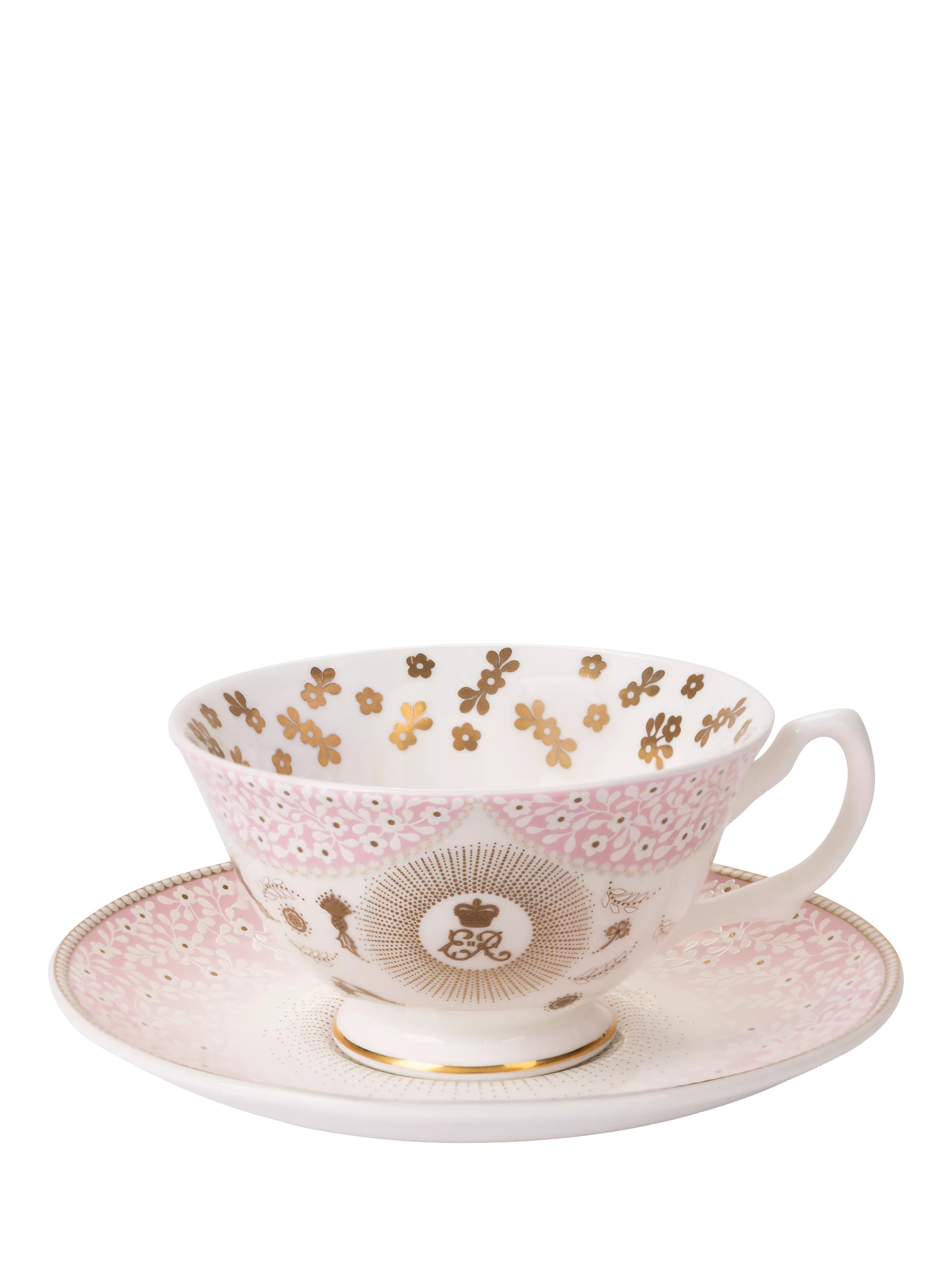 Royal Collection Queen Elizabeth II Centenary teacup and saucer, imported from the UK