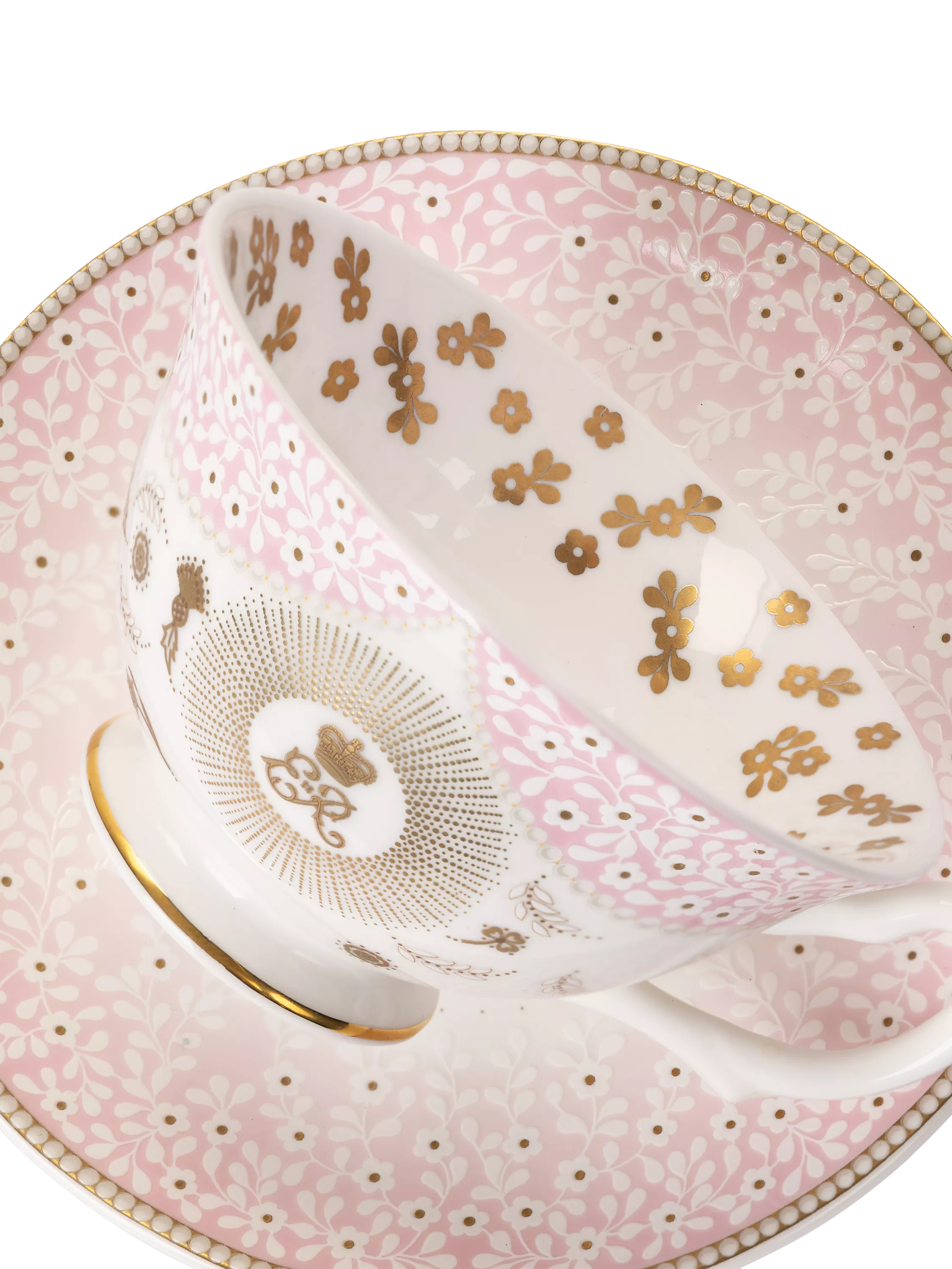 Royal Collection Queen Elizabeth II Centenary teacup and saucer, imported from the UK