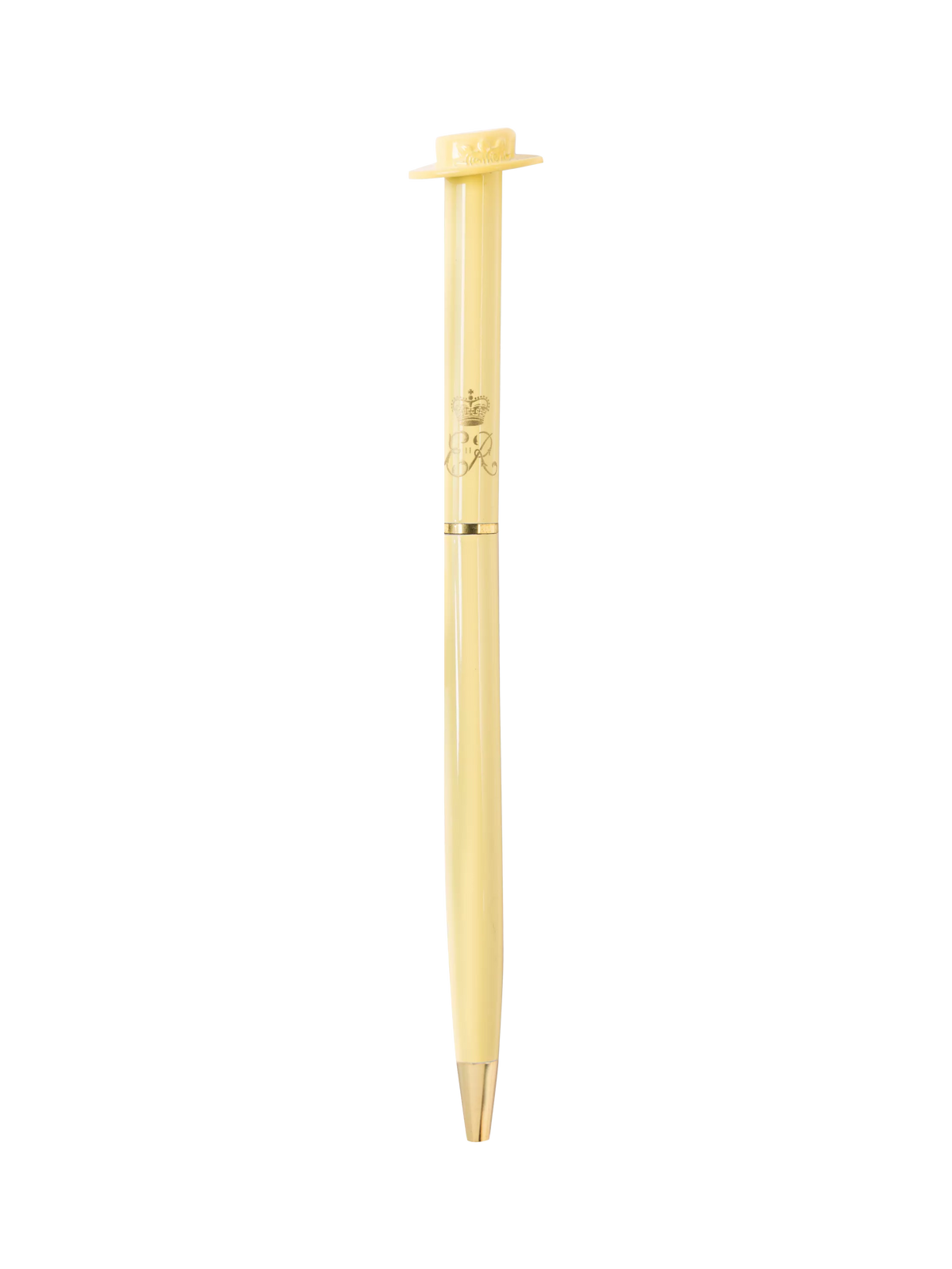 Royal Collection primrose yellow hat pen, UK version