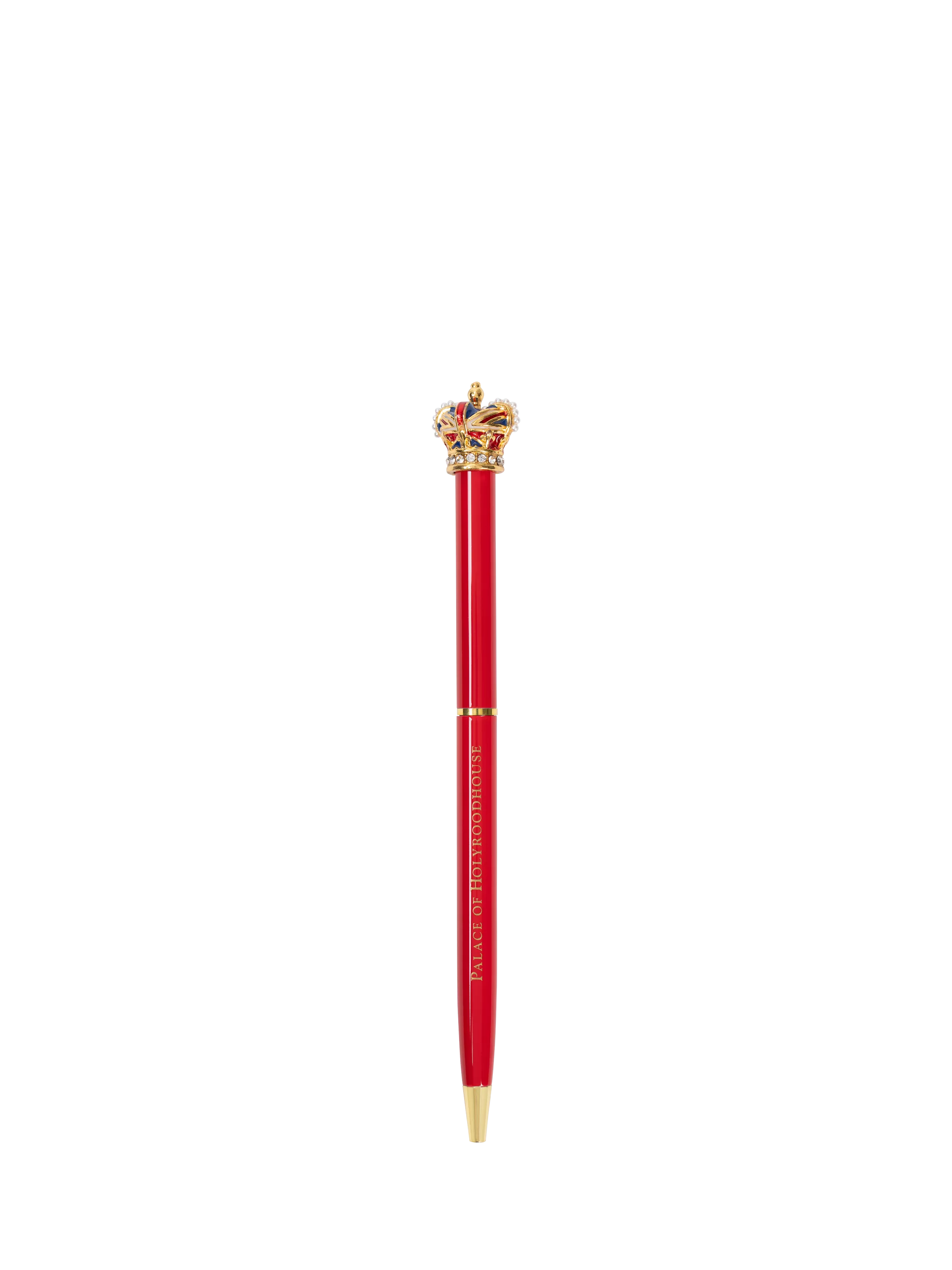Royal Collection Palace of Holyroodhouse red crown pen 20x140mm, UK version