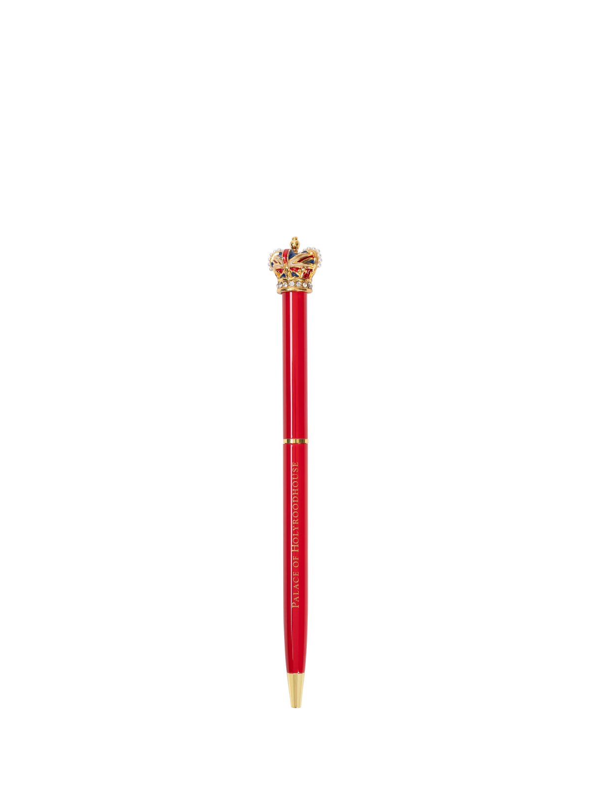Royal Collection Palace of Holyroodhouse red crown pen 20x140mm, UK version