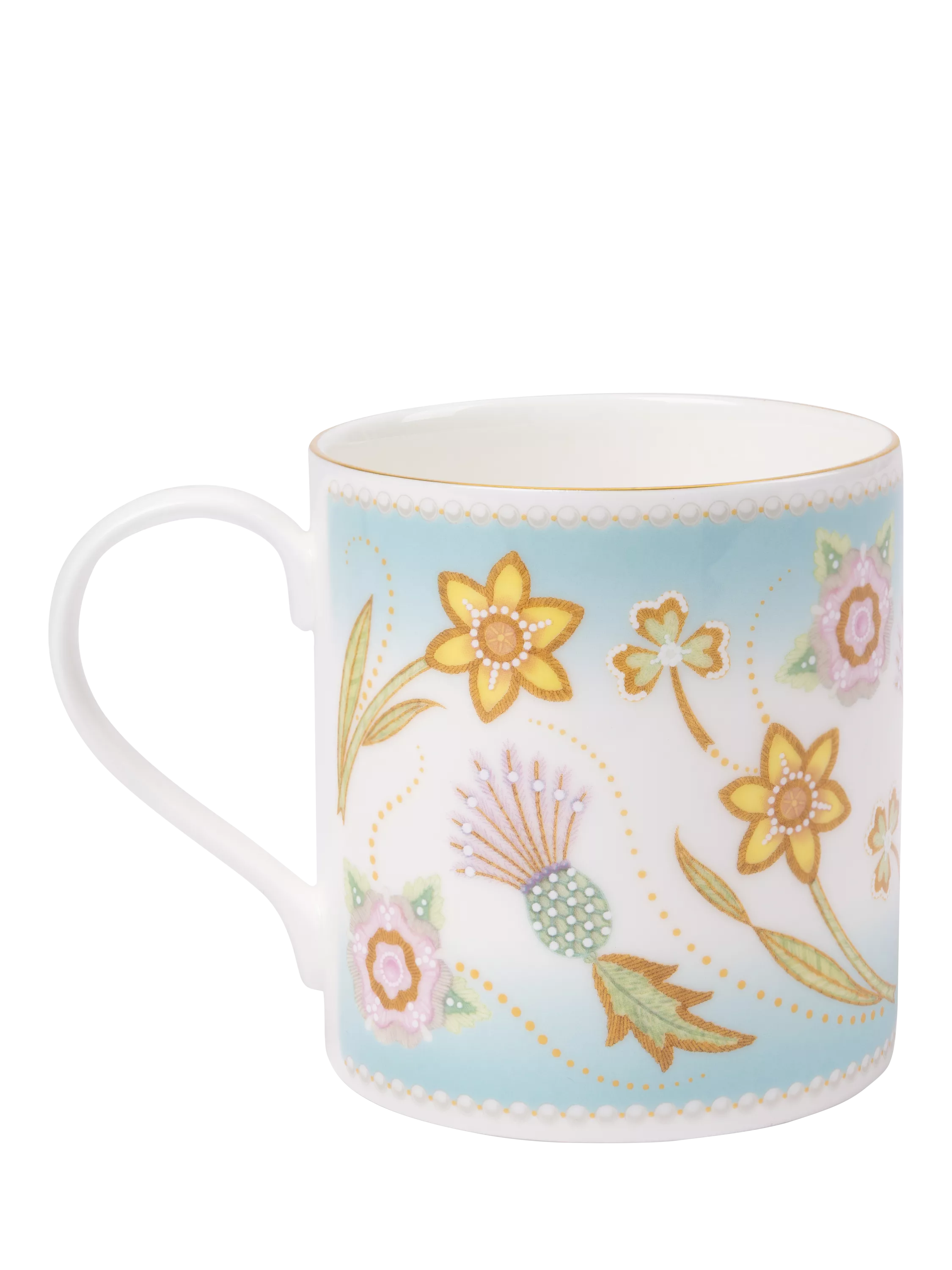 Royal Collection Queen Elizabeth II centenary mug blue 350ml - British product