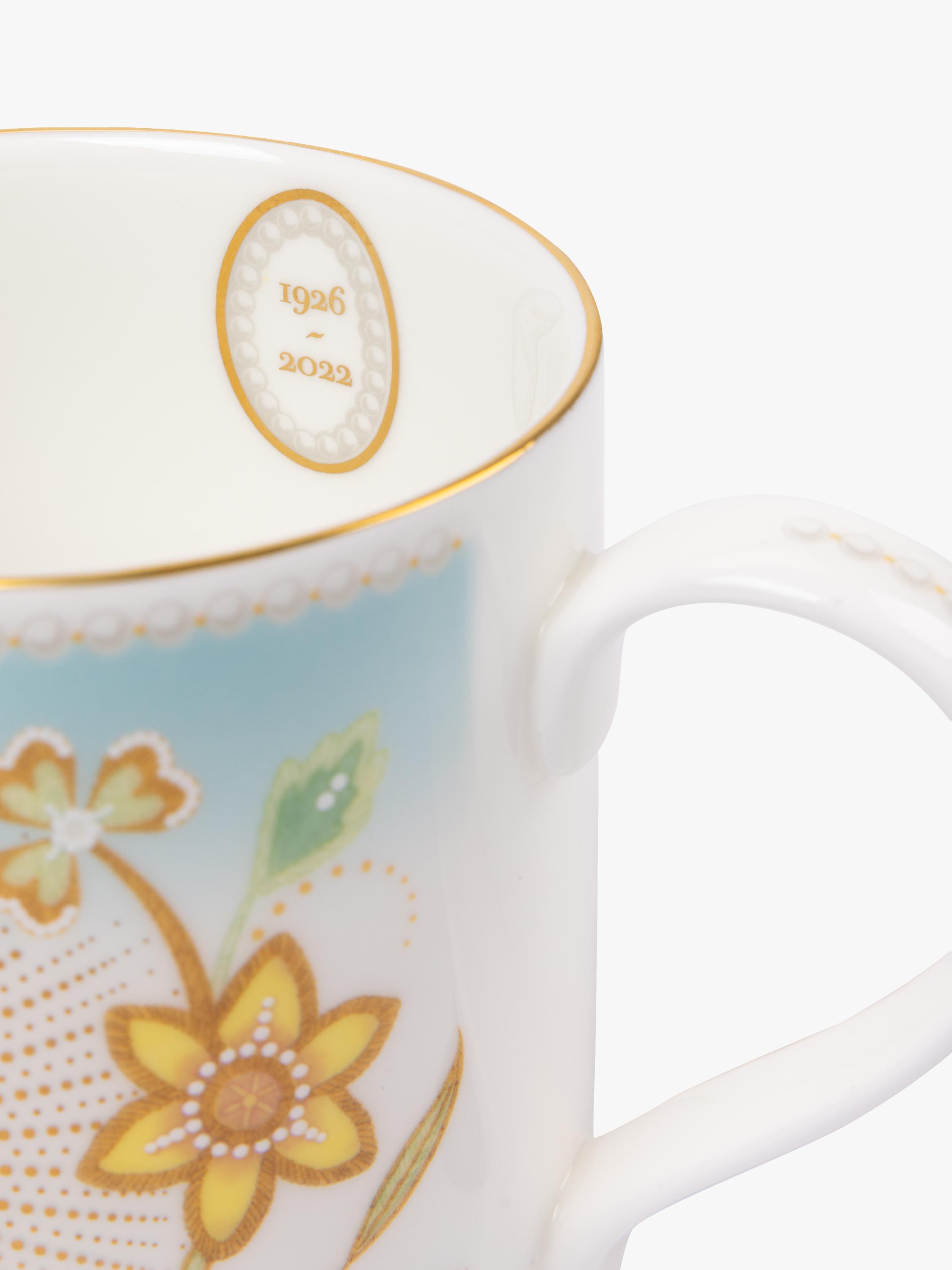 Royal Collection Queen Elizabeth II centenary mug blue 350ml - British product