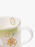 Royal Collection fine bone china mug green 350ml, imported from the UK