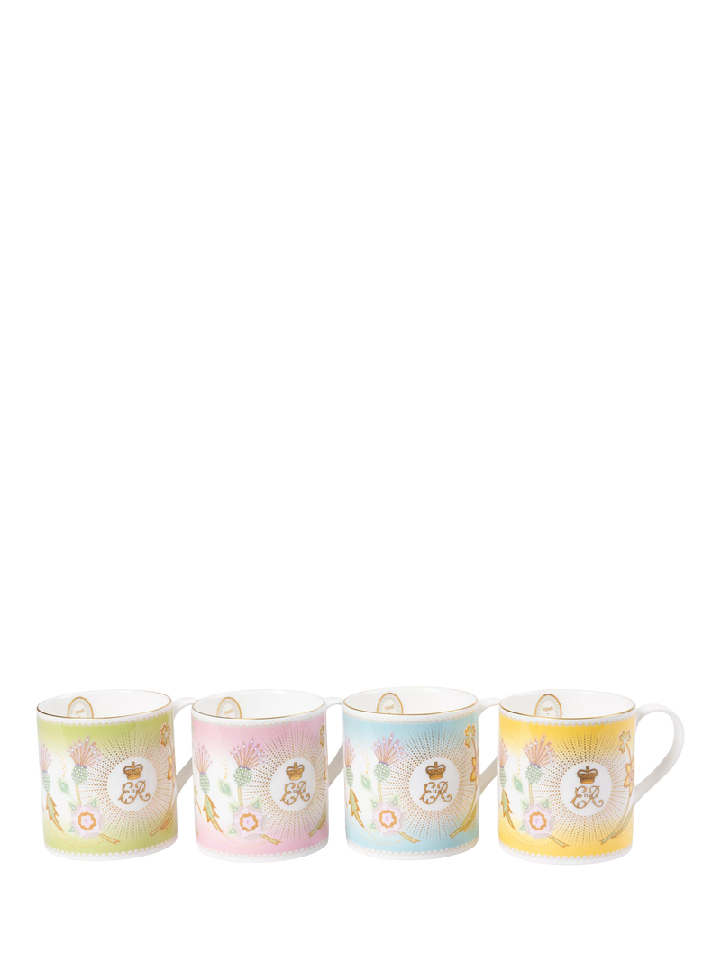 Royal Collection fine bone china mug green 350ml, imported from the UK