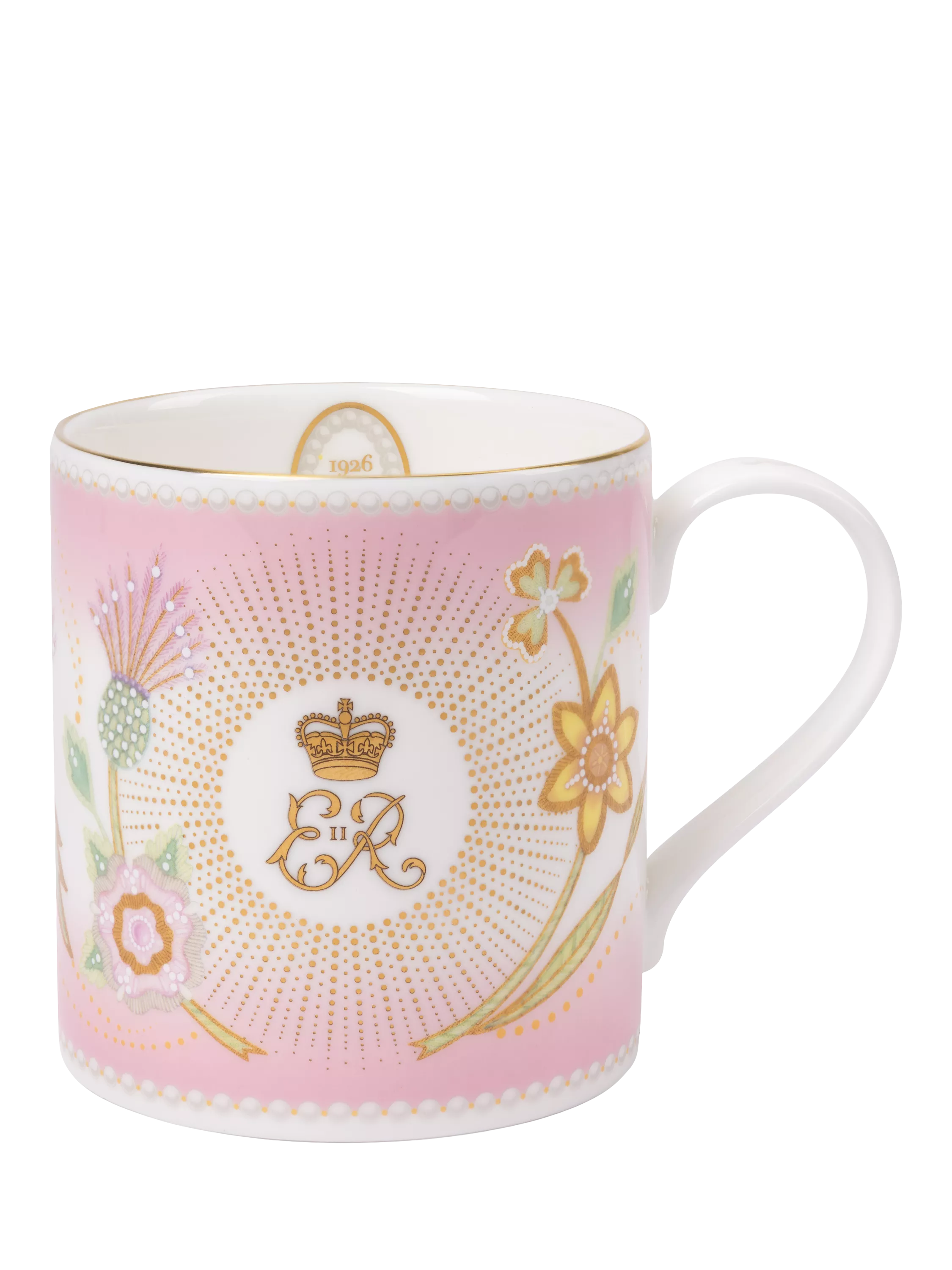 Royal Collection pink centenary mug - British product