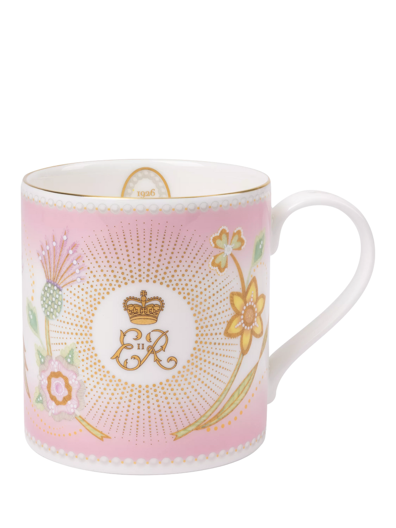Royal Collection pink centenary mug - British product