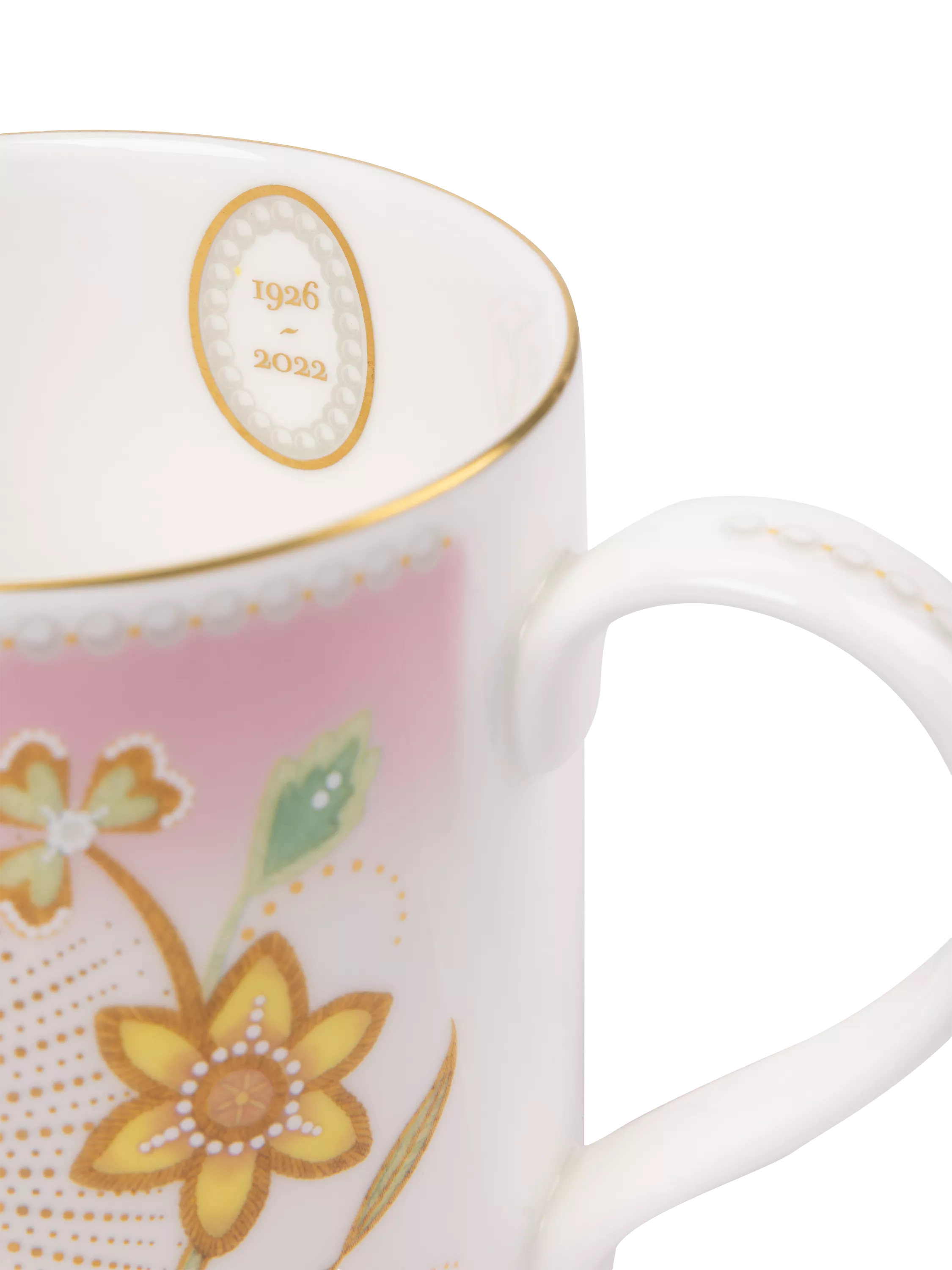 Royal Collection pink centenary mug - British product