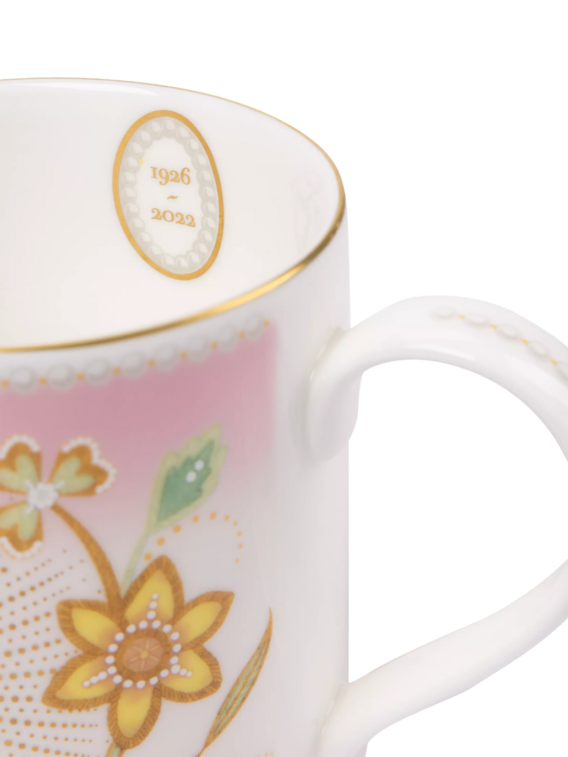 Royal Collection pink centenary mug - British product