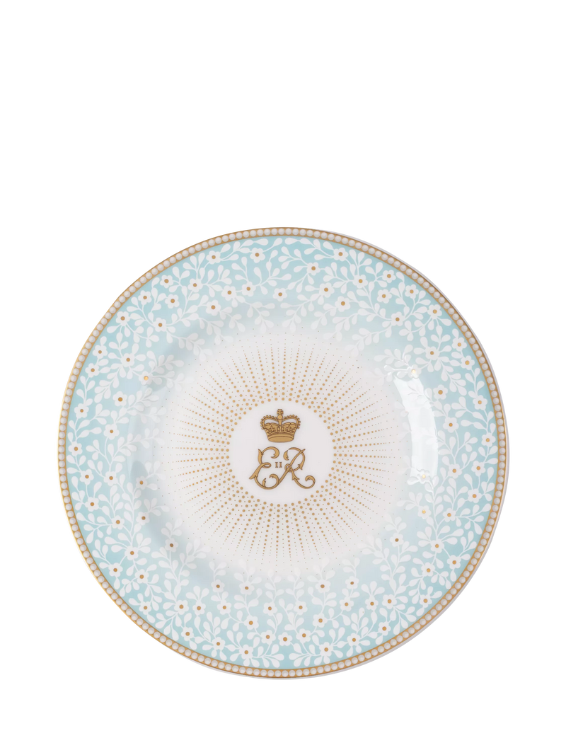 Royal Collection Queen Elizabeth II centenary plate 6 inch, UK version