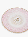 Royal Collection pink fine bone china side plate, imported from the UK