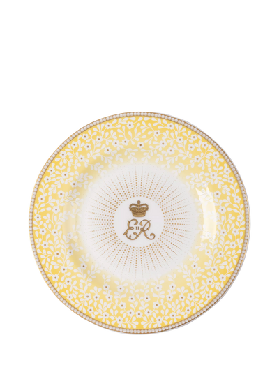 John Lewis Royal Collection Queen Elizabeth II Centenary Yellow Fine Bone China Side Plate 6 inch- Buy online at McGrocer